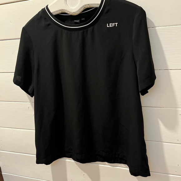 ICÔNE by Simons black blouse, women’s size XL. - Picture 7 of 8